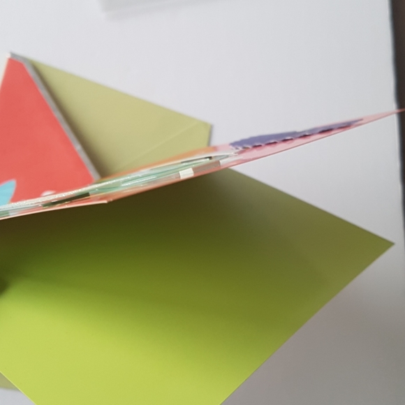 2 pcs C R Gibson Luxury Card Cheers Glass Umbrella (1 Card with Envelope) - Picture 10 of 14